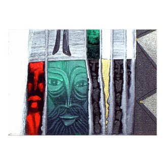 green man..... print