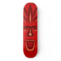 Green Man Red Hot Summer Skateboard