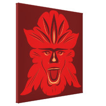 Green Man Wrapped Canvas Gallery Wrap Canvas