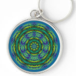 Green Mandala Keychains