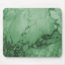 Green Marble Pattern Mousepad