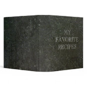 Green Marble Recipes Binder binder