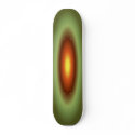green-maroon-orange multi skateboard by anjadesignz green-maroon-orange multi skateboard