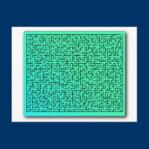 Green Maze postcards