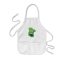 Green Mean Shark aprons