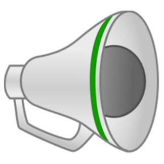 Megaphone Photo Sculptures, Cutouts and Megaphone Cut Outs