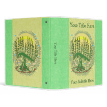 Green Menorah Tree Custom 1" Binder