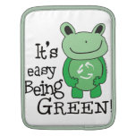 Green Message Sleeve For iPads
