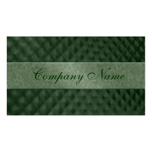 Green Metallic Dimples Business Card Templates
