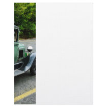 Green Model A Letterhead Design