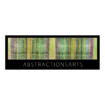 Green Modern Art Poster Print posters