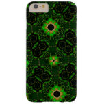 green modern random pattern barely there iPhone 6 plus case
