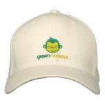 Green Monkeys cap embroidered hats