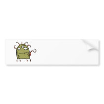 green monster bumper stickers