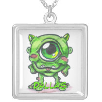 Green Monster Necklace