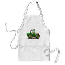 Green Monster Tractor Aprons