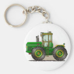 Green Monster Tractor Key Chains