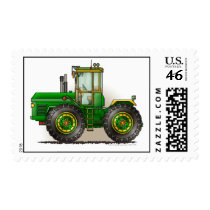 Green Monster Tractor Stamps