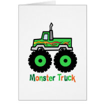 Green Monster Truck cards