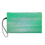 Green Mosaic Bag-Customizable Wristlet Clutches