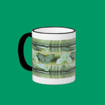 Green Moth ~ mug