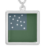 Green Mountain Boys and the Vermont Republic Flag Necklace