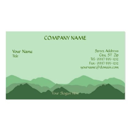 Green Mountain Business Card