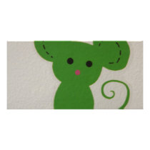 green mouse photo cards