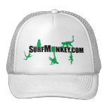 Green munkeys in the Hanging Munkeys design Trucker Hat