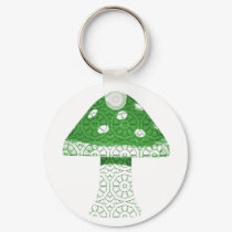 Green Mushroom keychains by orsobear Green Mushroom keychains