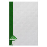 Green Mushroom Custom Stationery