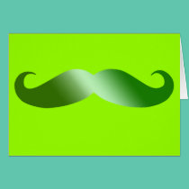 Green Mustache cards