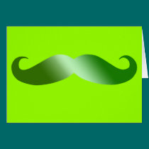 Green Mustache cards