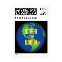 Green My World stamp