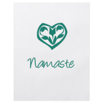 Green Namaste flyers by Creativethought Green Namaste flyers