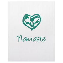 Green Namaste letterhead by Creativethought Green Namaste letterhead