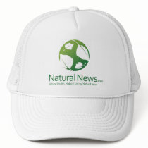 Green Natural News Trucker Cap hats