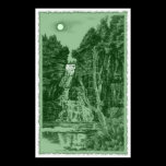Green Night Waterfalls posters