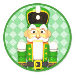Green Nutcracker Christmas Holiday Stickers
