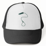 Green nylon rope mesh hats