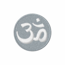 Green Ohm Om Embroidered Design embroidered shirts