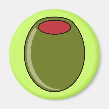 Green olive magnets