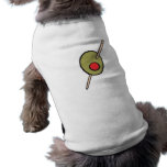 green olive on a toothpick pet clothing