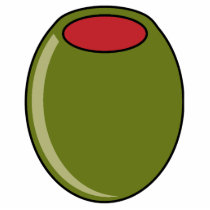 Green olive photo cut outs