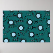 Green olive polka dot pattern print