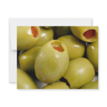 Green olives invitations