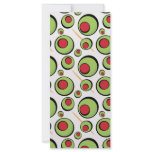 green olives pattern rack card template