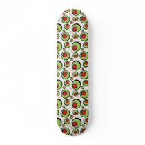 green olives pattern skate board deck