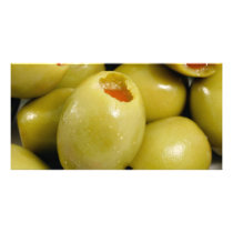 Green olives photo cards