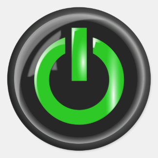 Power Button Stickers | Zazzle